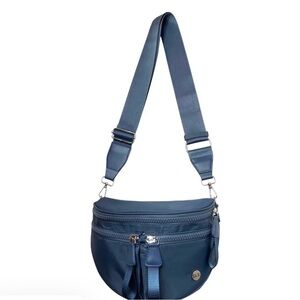 Iris & Rainbow Ash Blue Best Version Crossbody Bag